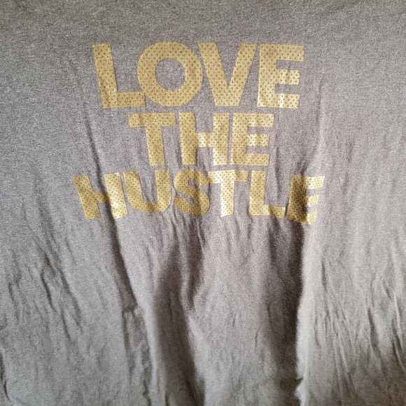 Adidas tshirt" Love the hustle" 2X New no tags - Picture 3 of 5